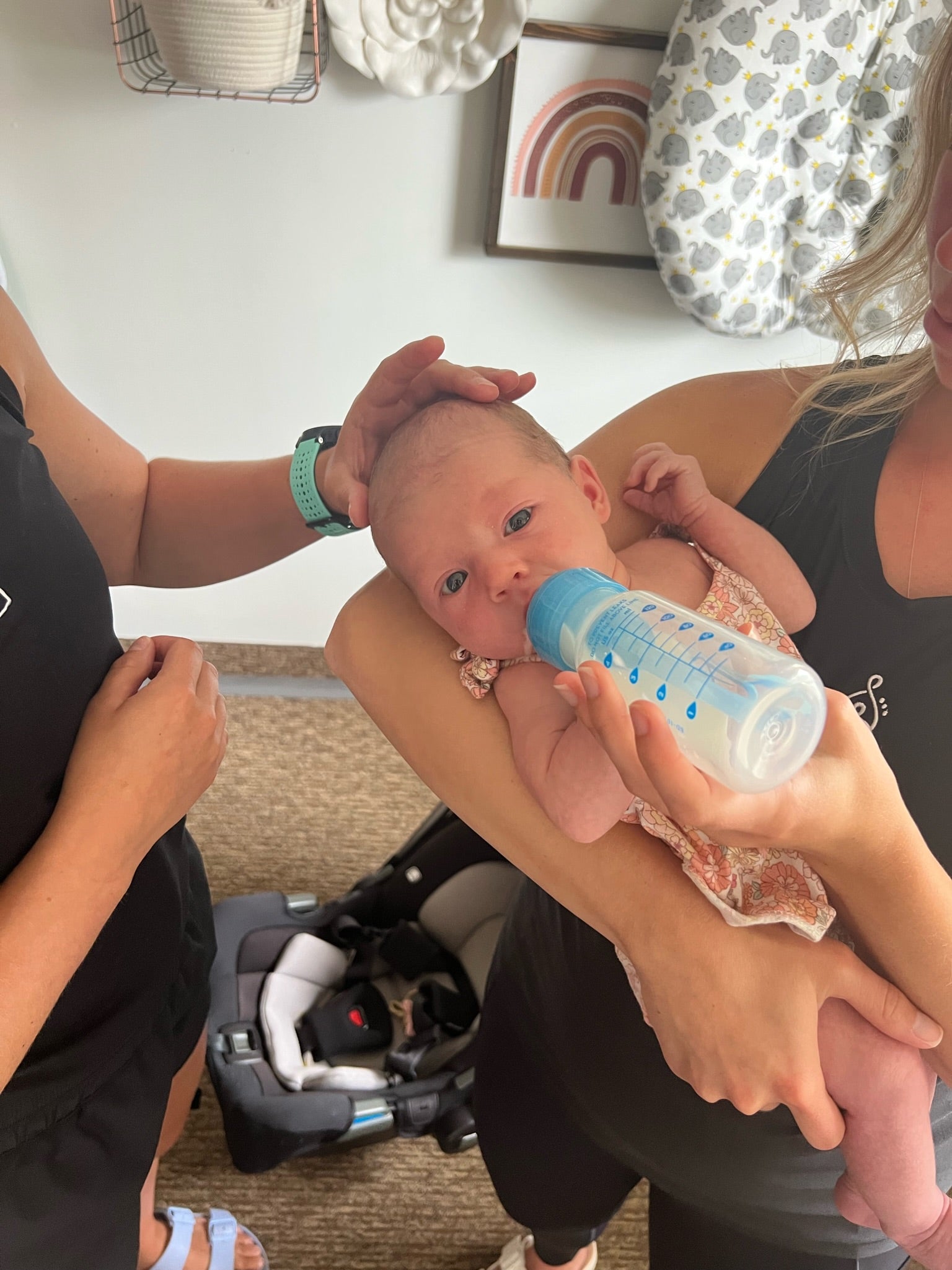 Baby body work for oral ties