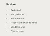 Earthley Wellness, Good Night Lotion, Magnesium Lotion, Apricot Oil, Shea Butter, Mango Butter, Candelilla Wax, Kokum Butter (6oz, Sensitive)
