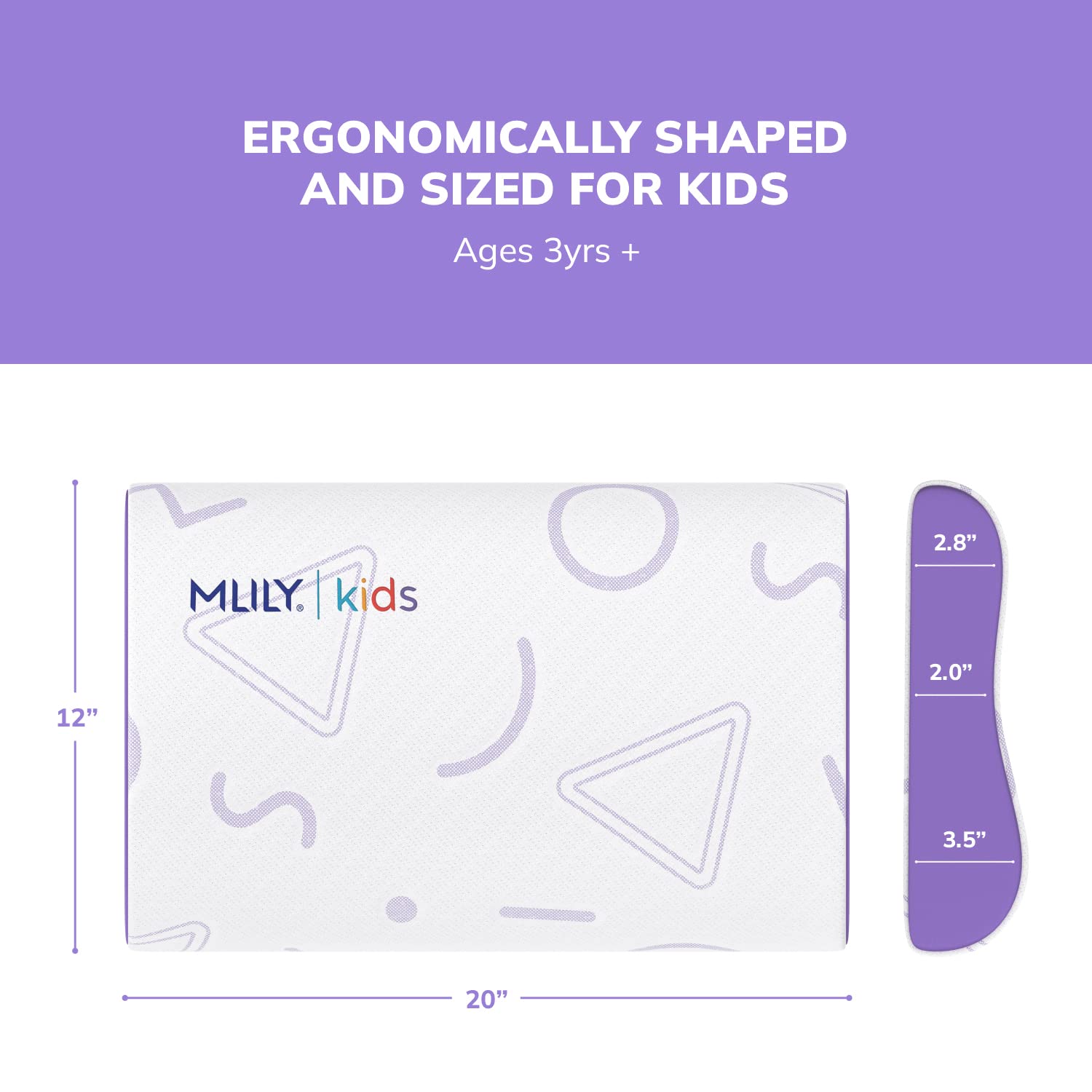 Kids’ Pillow for Sleeping | Adjustable Memory Foam Pillow for Neck Support