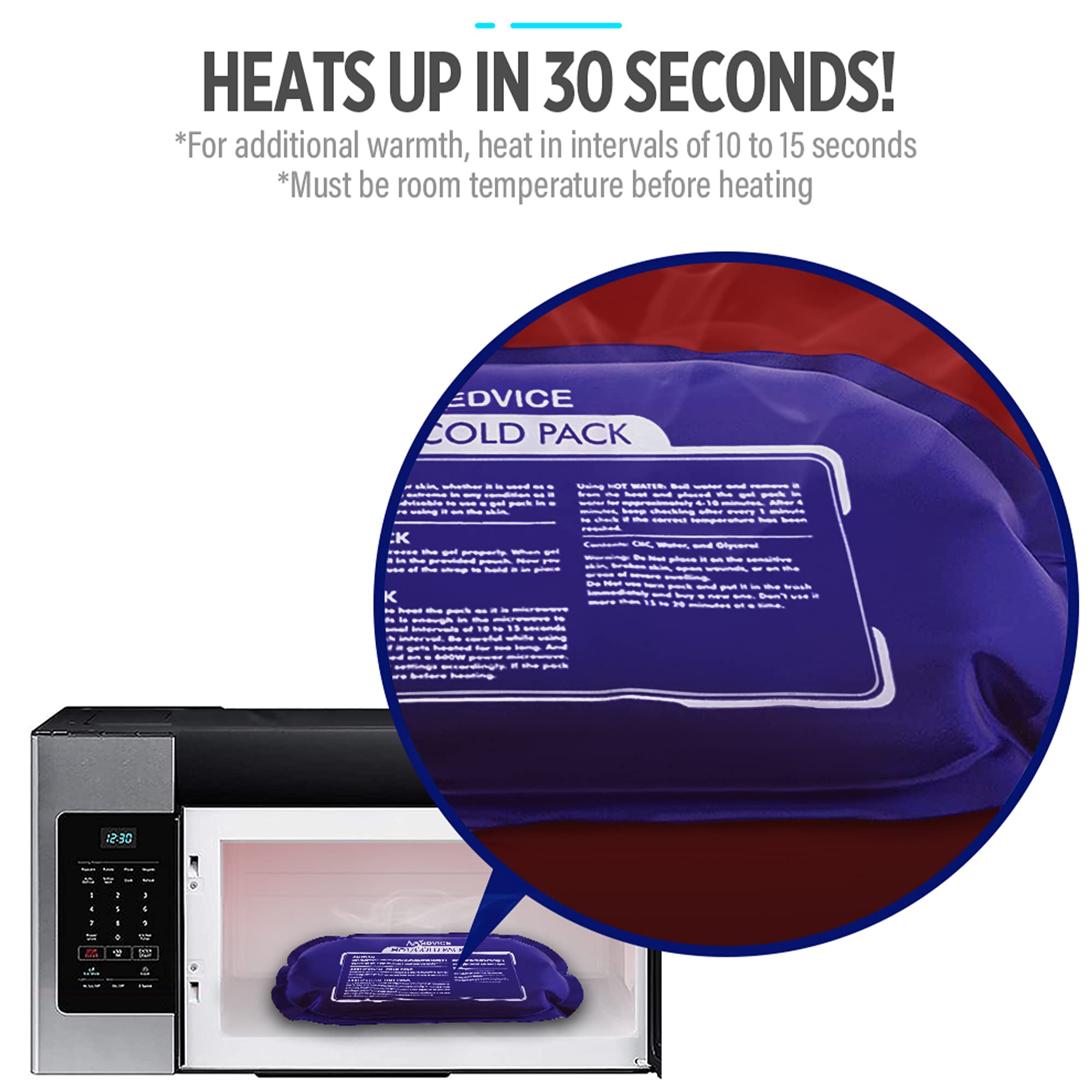 Reusable Hot and Cold Ice Packs | 2 Packs