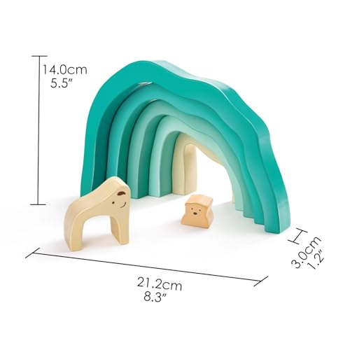 Arctic Polar Bear Stacking Blocks