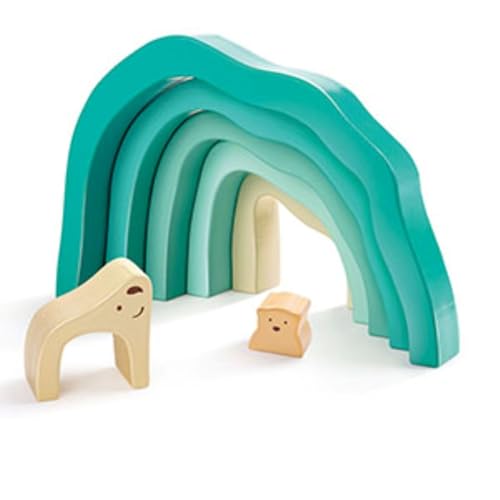 Arctic Polar Bear Stacking Blocks