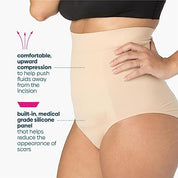 C-Section Recovery Underwear with Silicone Panel for Incision Care
