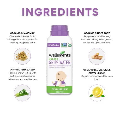 Wellements Organic Gripe Water | 0-12 Months