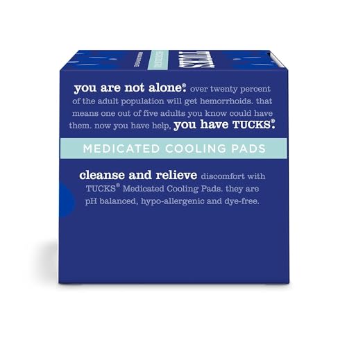 TUCKS Medicated Cooling Pads with Witch Hazel