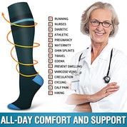 Compression Socks for Women | 6 Pack