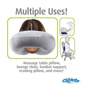 Cloudz Microbead Travel Neck Pillow