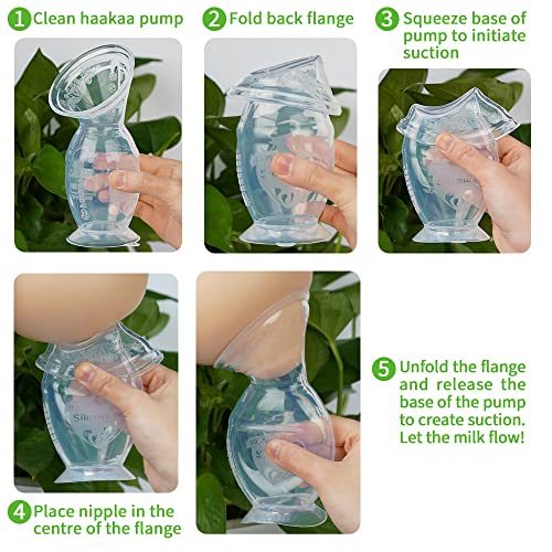 Haakaa Manual Breast Pump with Base