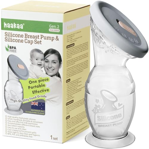 Haakaa Manual Breast Pump with Base