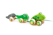 Pull Along Frog Family