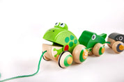 Pull Along Frog Family