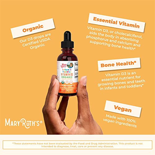 MaryRuth Vitamin D3 Liquid Drops | 6 mo.-3 y.o.