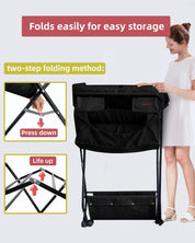 Baby Portable Changing Table with Wheels