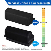 Cervical Orthotic Neck Stretcher for Head, Shoulder, and Spine Alignment, Cervical Traction Block