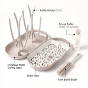 Travel Baby Bottle Drying Rack Set