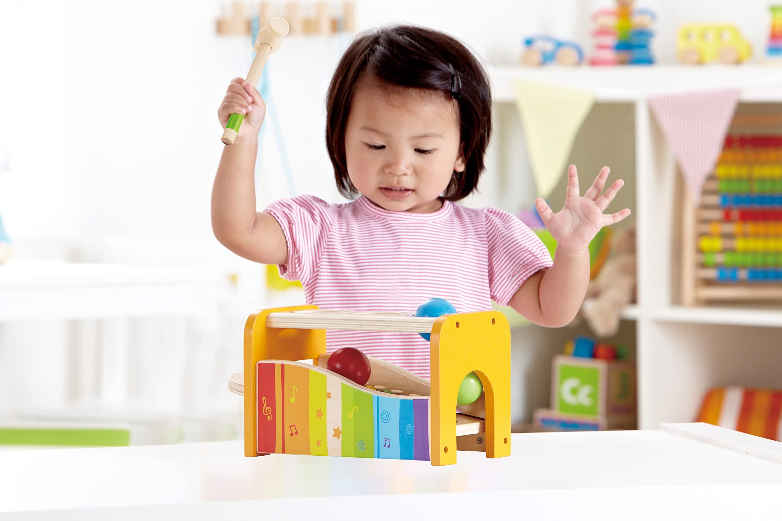 Pound & Tap Bench with Slide Out Xylophone