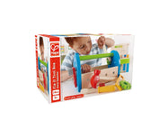 Wooden Tool Box and Accessory Play Set