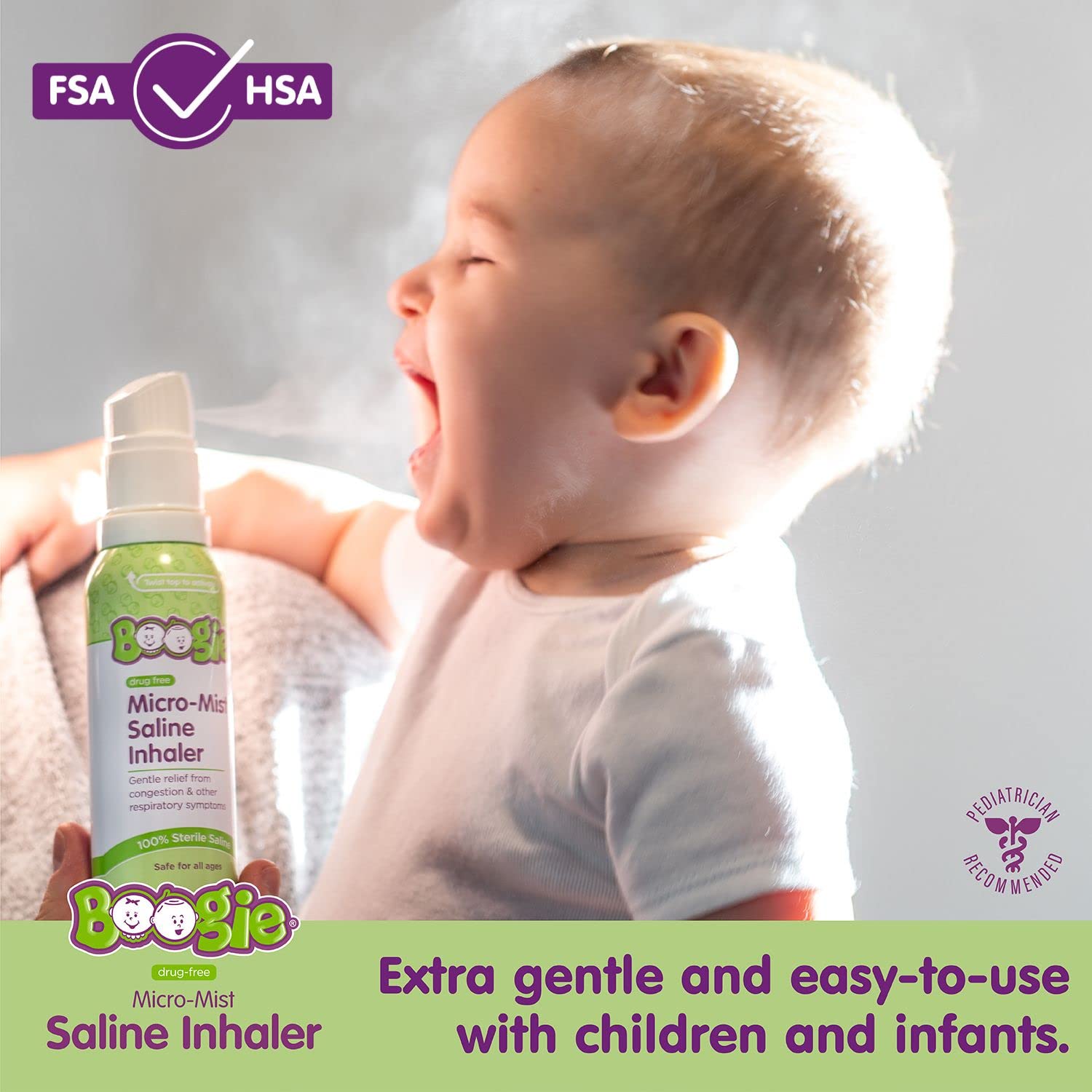 Boogie Micro-Mist Saline Inhaler