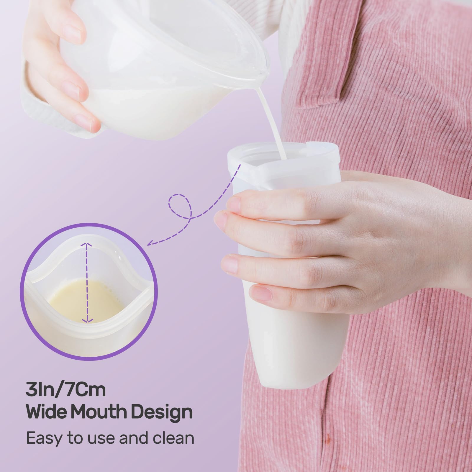 Silicone Breastmilk Storage Bags Reusable