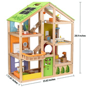 Kids Wooden Dollhouse