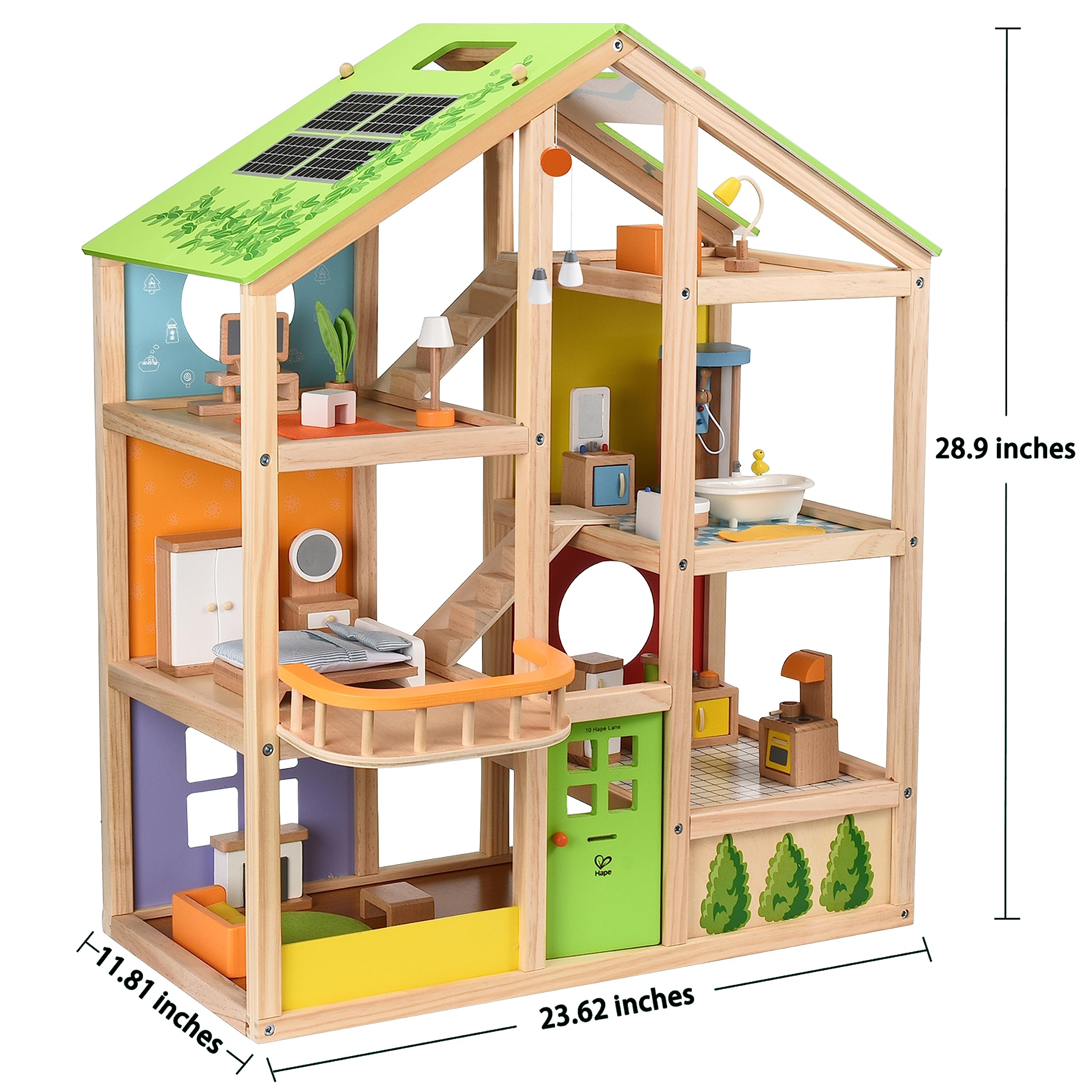 Kids Wooden Dollhouse