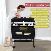 Baby Portable Changing Table with Wheels