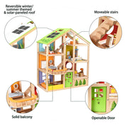 Kids Wooden Dollhouse