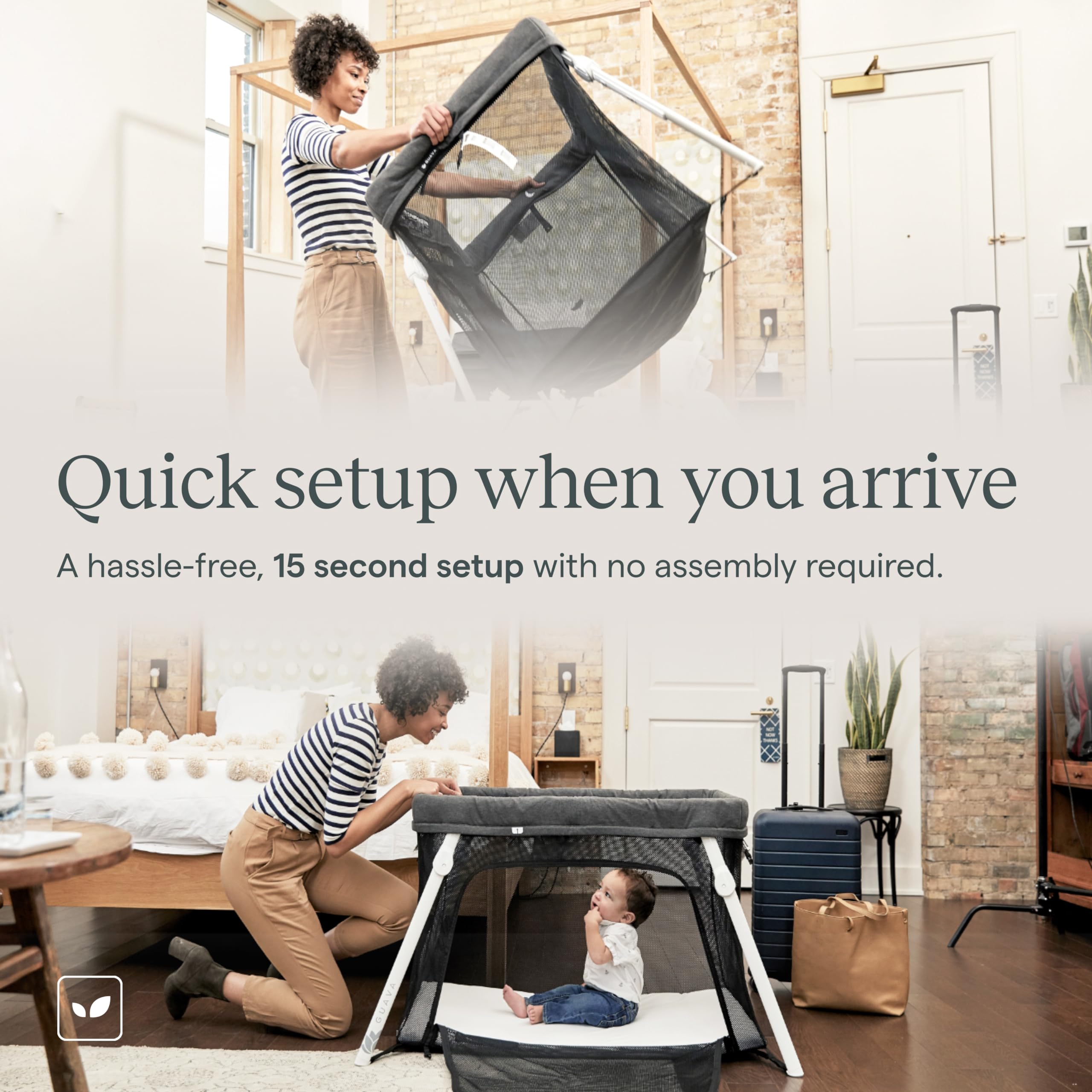 Guava Lotus Travel Crib