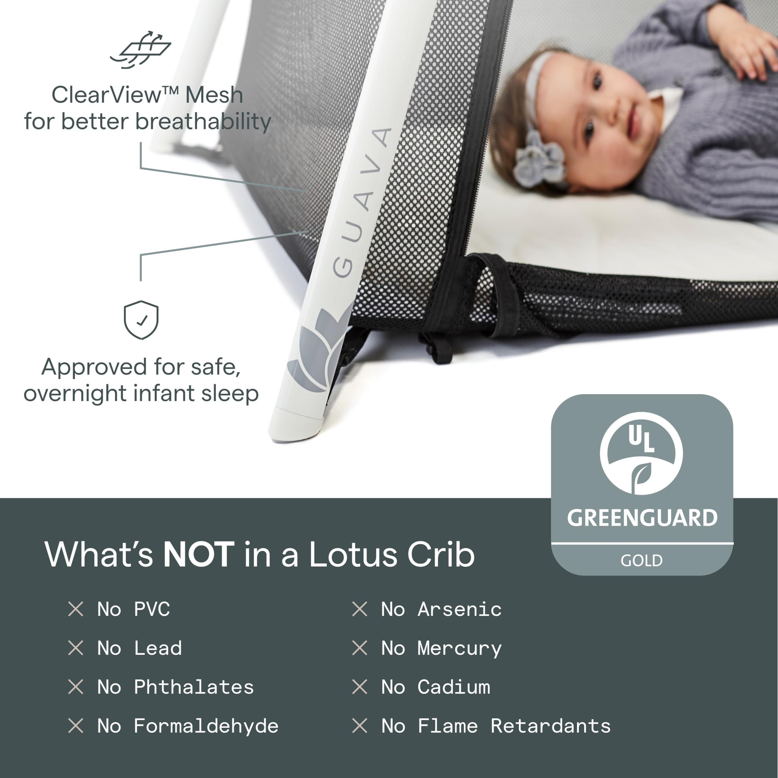 Guava Lotus Travel Crib