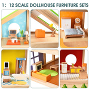 Kids Wooden Dollhouse