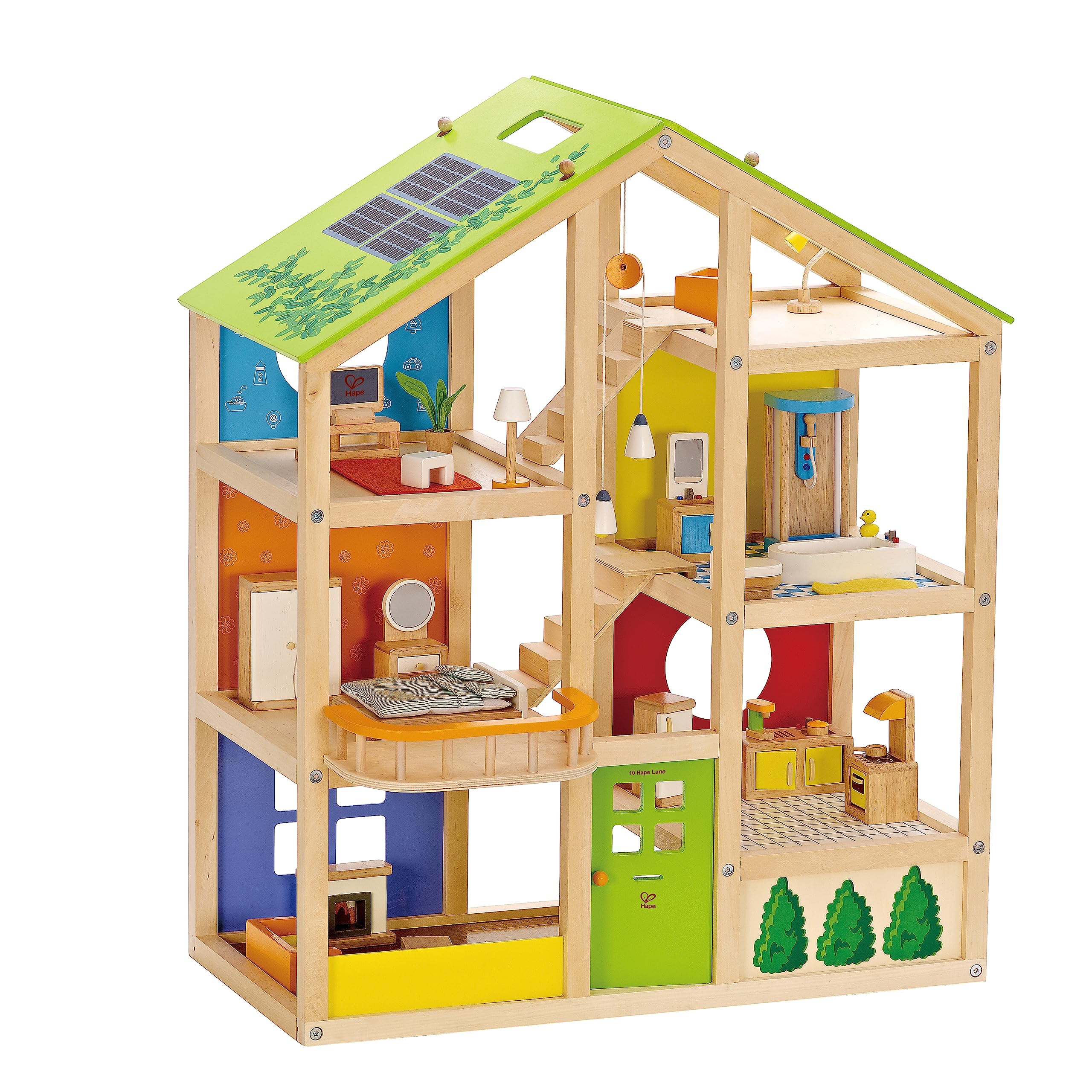 Kids Wooden Dollhouse
