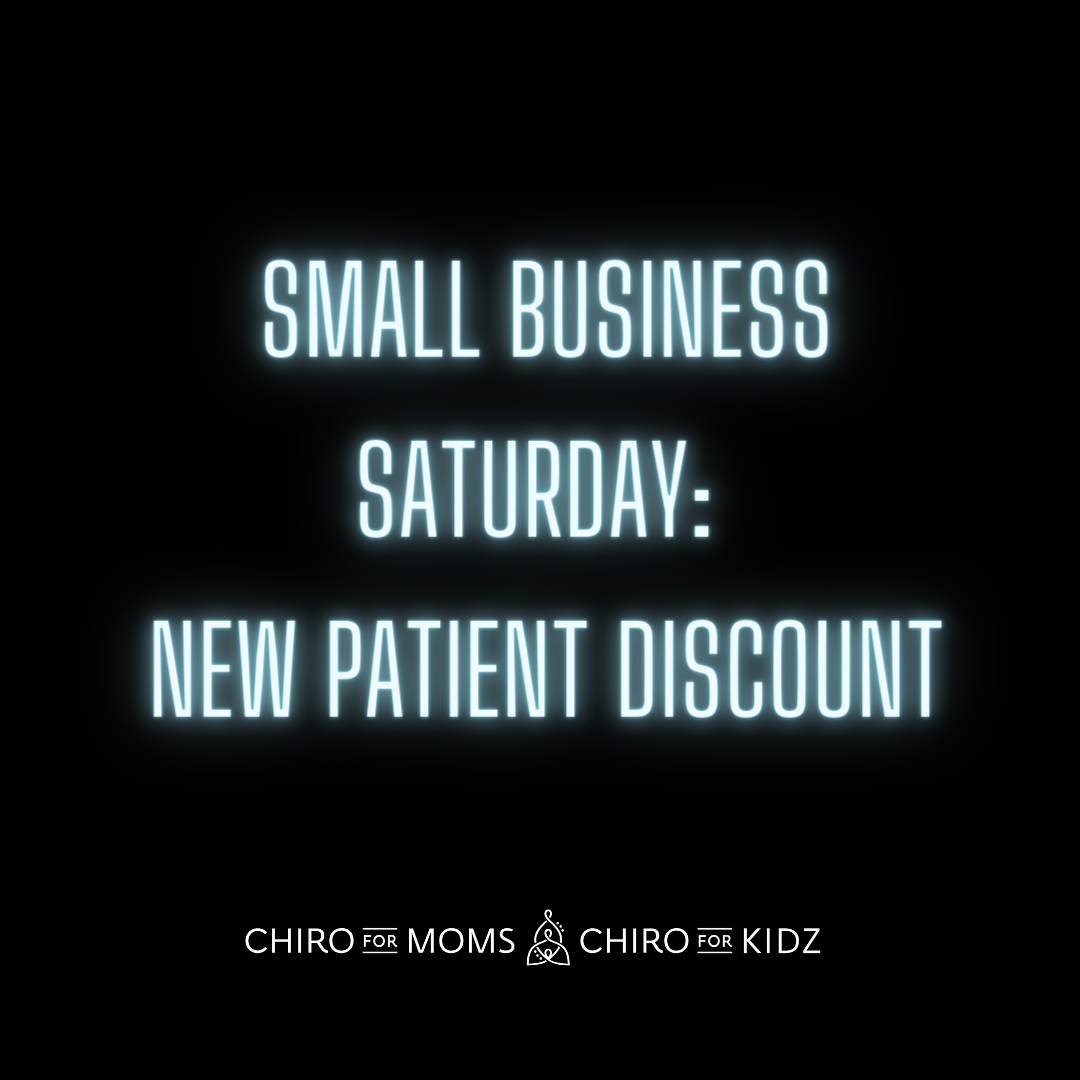 small business saturday, new patient discount