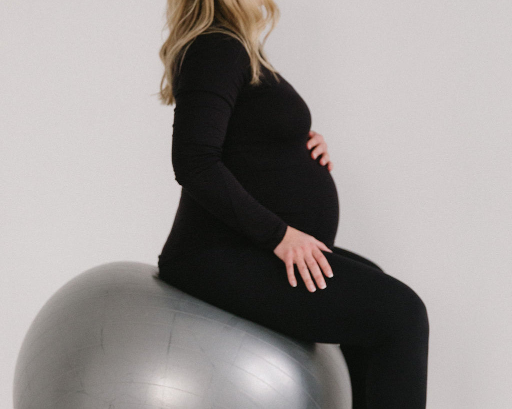Using exercise ball pregnant