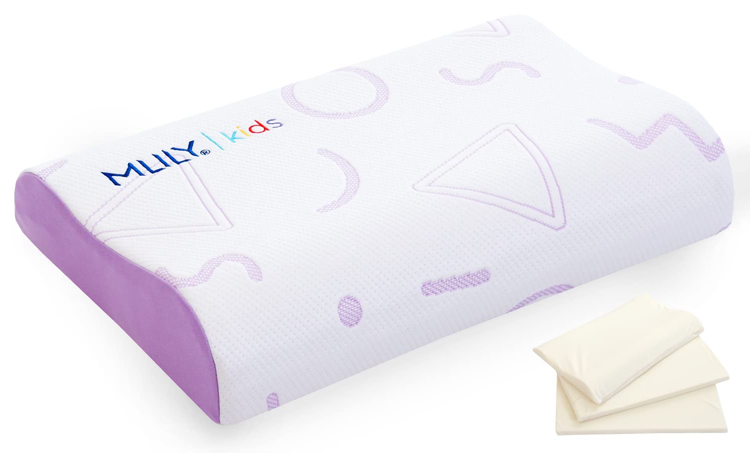 Kids’ Pillow for Sleeping | Adjustable Memory Foam Pillow for Neck Support
