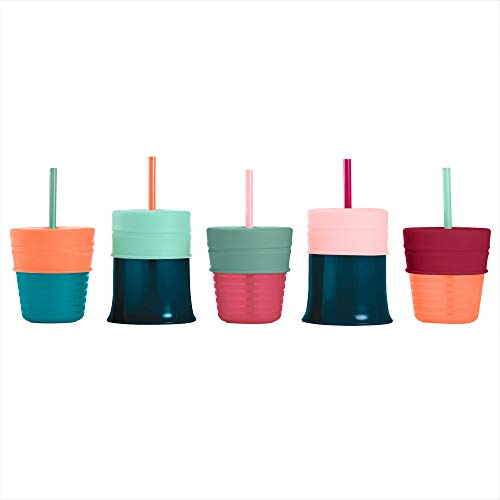 Boon Snug Silicone Sippy Cup Lids and Straws