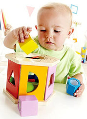 Shake and Match Toddler Wooden Shape Sorter