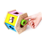 Shake and Match Toddler Wooden Shape Sorter