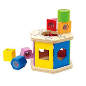 Shake and Match Toddler Wooden Shape Sorter