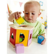 Shake and Match Toddler Wooden Shape Sorter