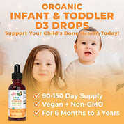 MaryRuth Vitamin D3 Liquid Drops | 6 mo.-3 y.o.