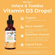 MaryRuth Vitamin D3 Liquid Drops | 6 mo.-3 y.o.