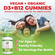 MaryRuth Organics Vitamin D3 + B12 Gummies
