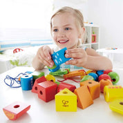 String Shapes Wooden Toy Blocks