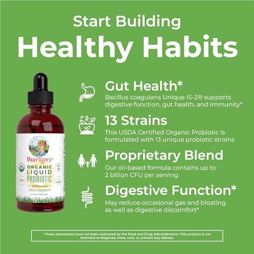 MaryRuth’s Organic Liquid Probiotic | Ages 1+