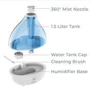 Ultrasonic Cool Mist Humidifier