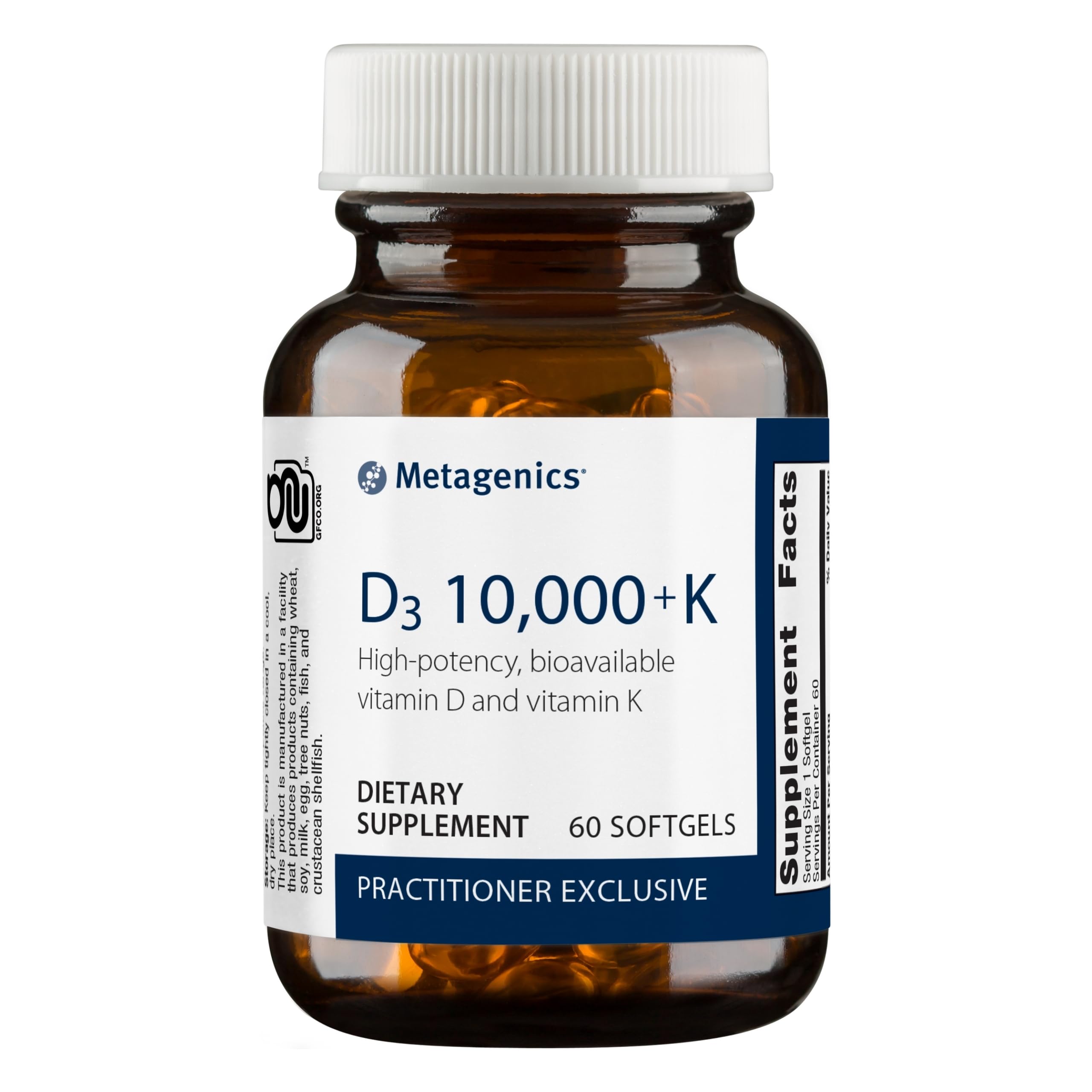 Metagenics D3 10,000 + K