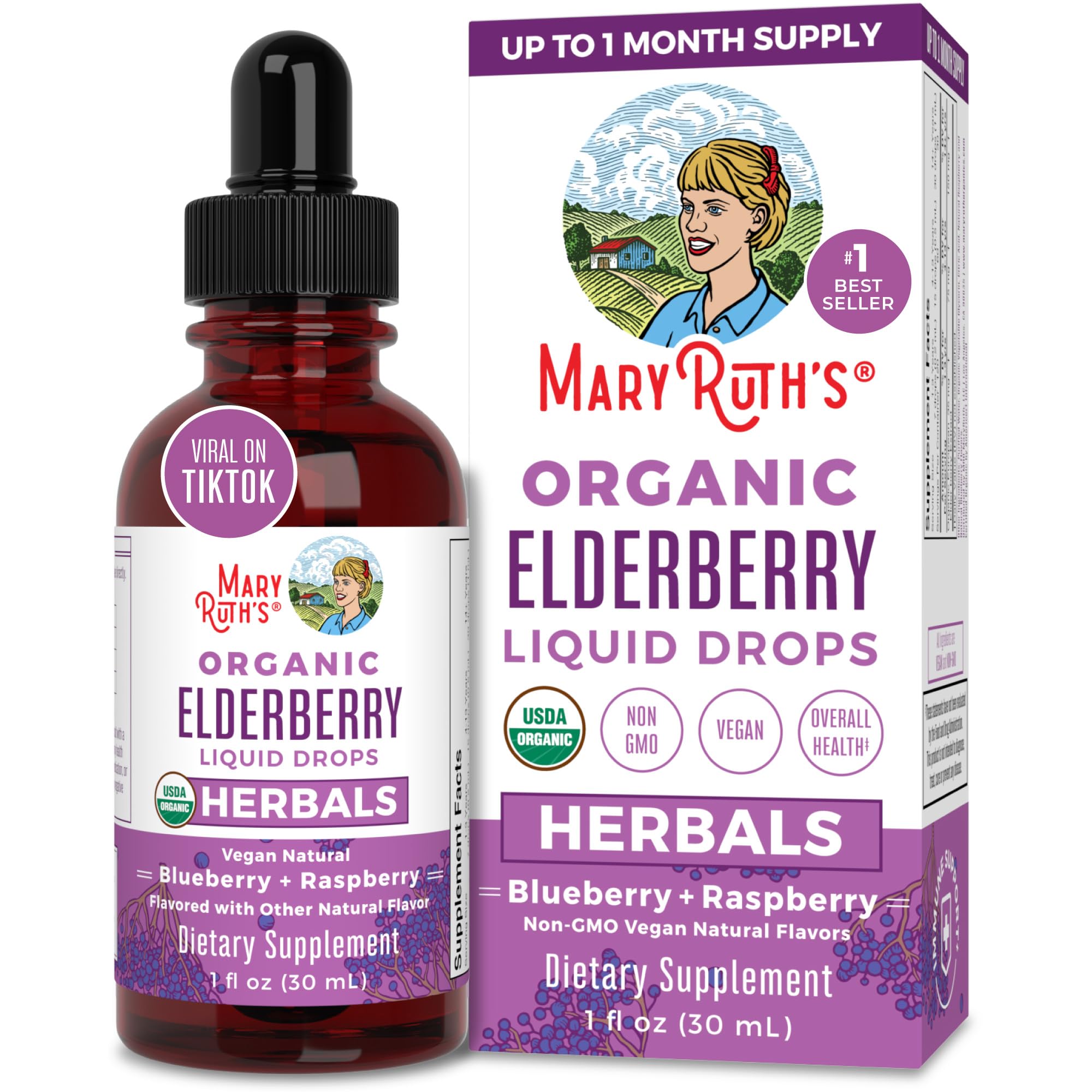 MaryRuth's Elderberry Syrup | 1+ y.o.