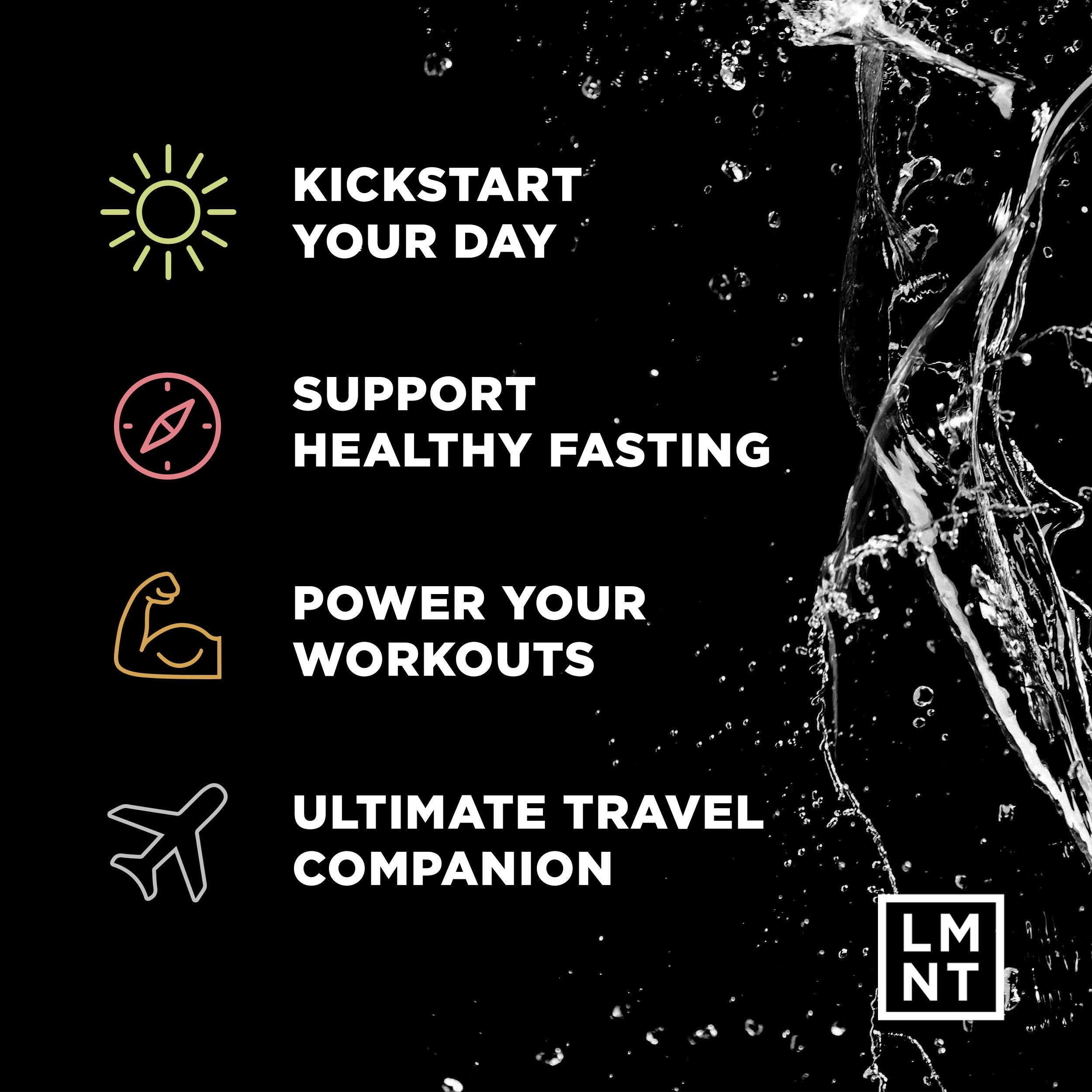 LMNT Zero-Sugar Electrolytes| Hydration Powder Packets | No Artificial Ingredients | Keto & Paleo Friendly | 12 Sticks - Variety