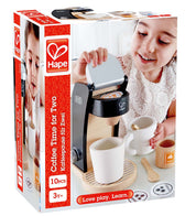 Wooden Black Coffee Maker Kitchen Set with Accessories